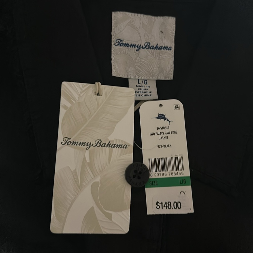 Tommy Bahama Two Palm Raw Edge Point Collar Jacket - Picture 16 of 16